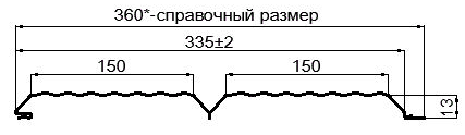 Фото: Сайдинг Lбрус-XL-В-14х335 NormanMP (ПЭ-01-1014-0.5) в Дубне