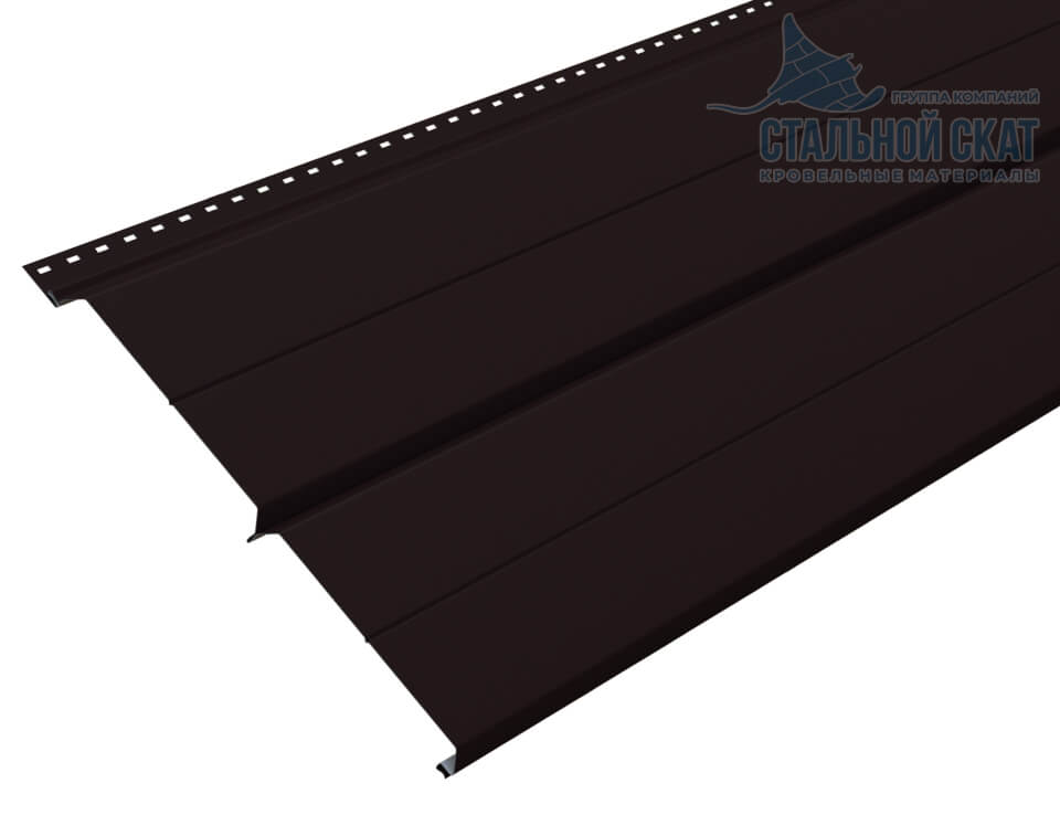 Фото: Сайдинг Lбрус-XL-Н-14х335 (VALORI-20-DarkBrown-0.5) в Дубне