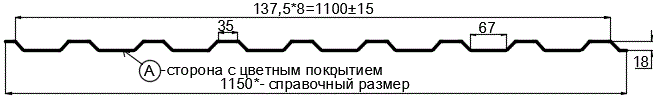 Фото: Профнастил МП20 х 1100 - A (ПЭ-01-9003-0.65) в Дубне