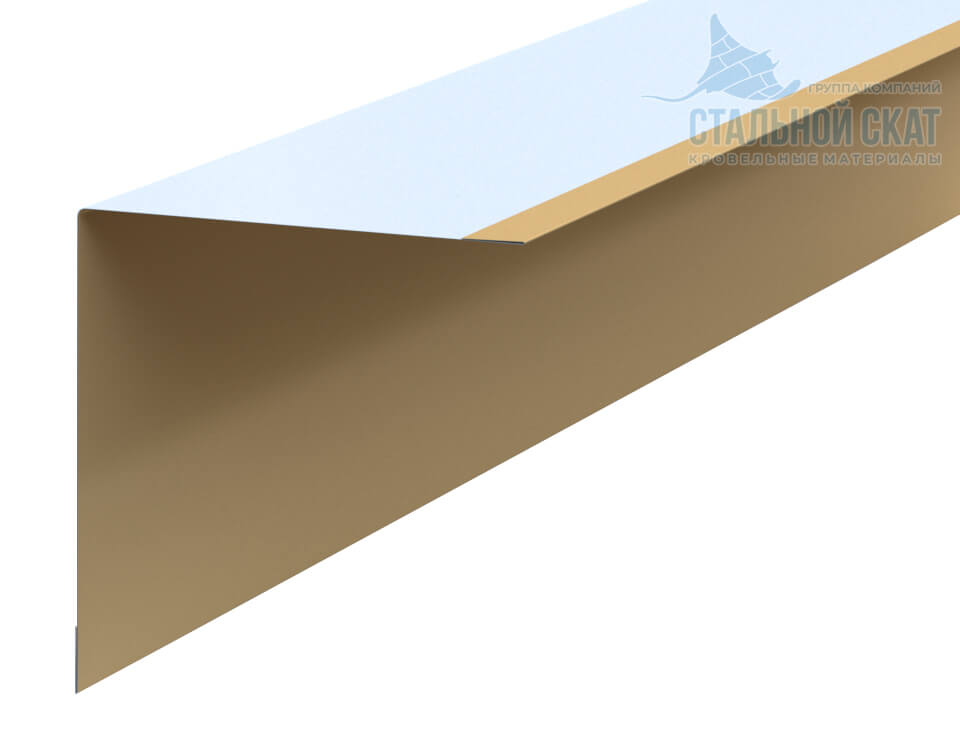 Планка угла внутреннего 75х75х3000 NormanMP (ПЭ-01-1014-0.5) в Дубне