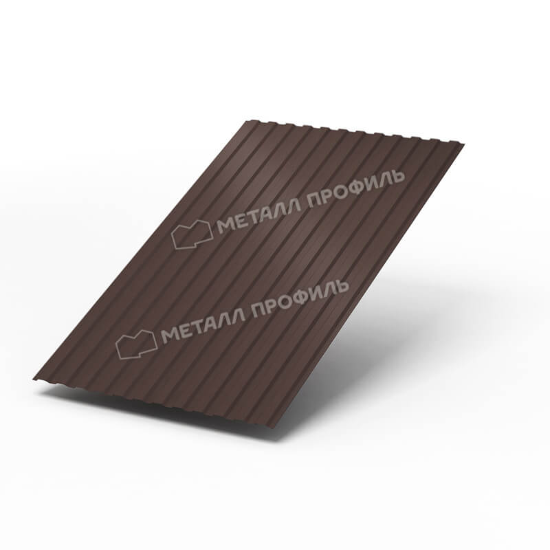 Фото: Профнастил МП10 х 1100 - B (VALORI-20-Brown-0.5) в Дубне