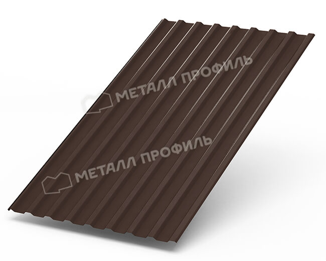 Фото: Профнастил МП20 х 1100 - R Двусторонний (ПЭ_Д-01-8017/8017-0.4±0.08мм) в Дубне