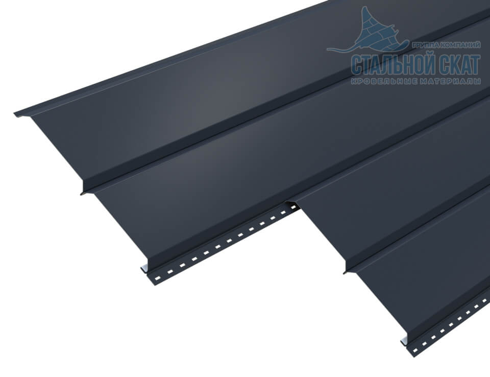 Сайдинг Lбрус-15х240 (Steelmatt-20-7024-0.4)