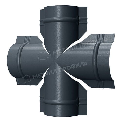 Четверник для круглого конька R110 NormanMP (ПЭ-01-7024-0.5)