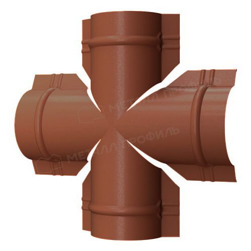 Четверник для круглого конька R110 (VikingMP E-20-8004-0.5)
