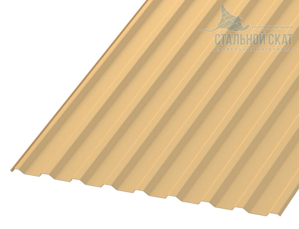 Профнастил МП20 х 1100 - R (ПЭ-01-1015-0.7)