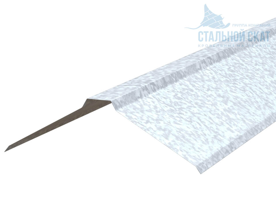 Планка конька плоского 150х150х2000 (ОЦ-01-БЦ-0.4)